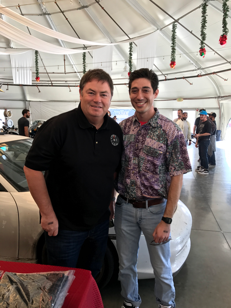 This was the coolest thing ever. I got to meet Mike from Wheeler Dealers!